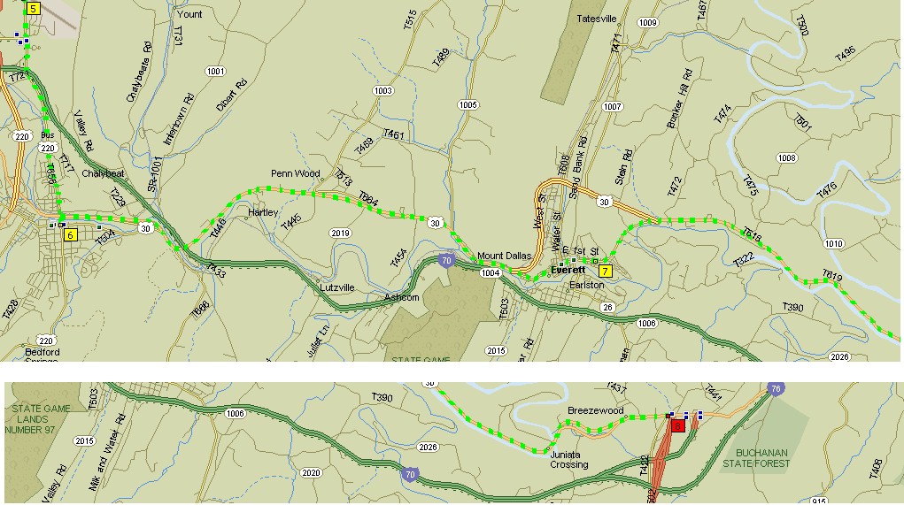 Part 5 - Johnstown to Breezewood