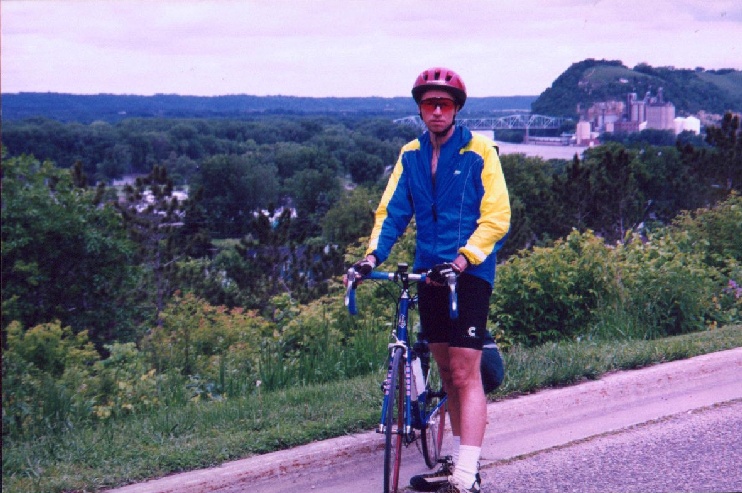 The wind just blew Tom's bike over