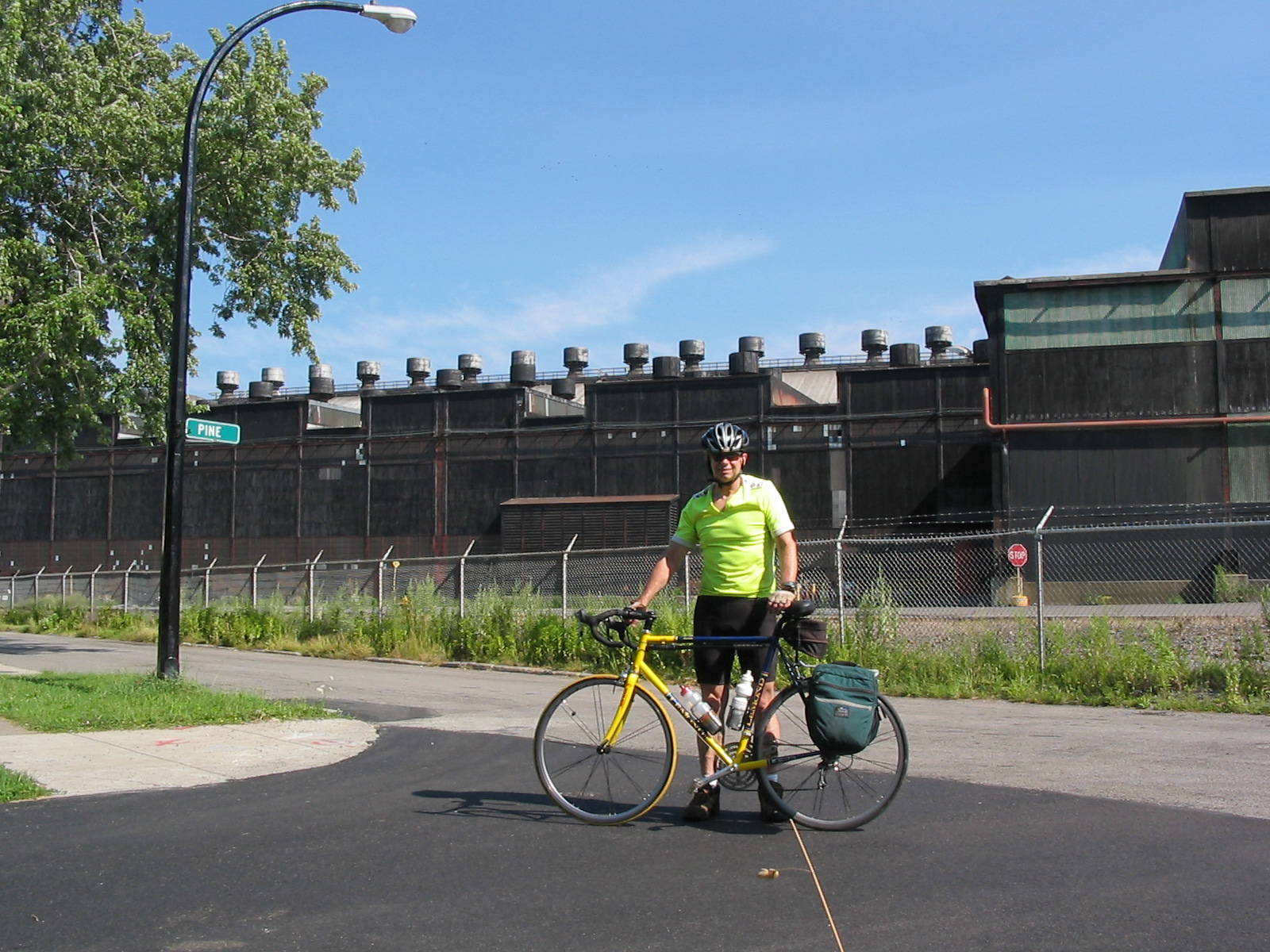 Steel mill near Buffalo