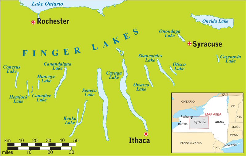 Finger Lakes Map